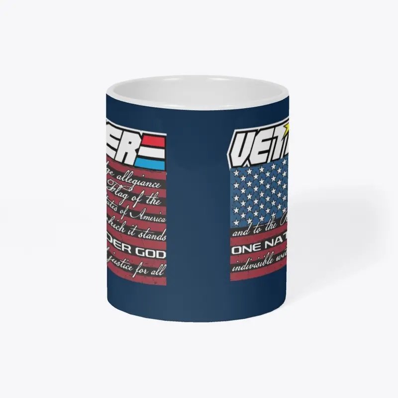 Vet Biker Pledge of Allegiance 11 oz 